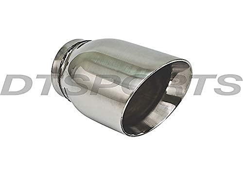 Dt-25092 Different Trends Double Wall Angle Ss Exhaust Tip 2.50In Id/3.50In Od