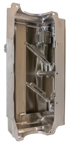 21009 Moroso Aluminum Sprint Car DS Pan, Fits Pre-85 Small Block Chevy, 3 Pick Ups