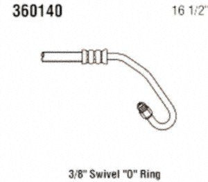 Power Steering Return Line Hose Assembly Gates 360140