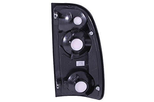 Black Euro Tail Light Set-Clear Lens ANZO USA 211126
