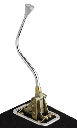 Ford C4 LOKAR FM Shifter Chrome 16" Bench Bend Lever Piston Polished Knob