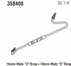 Power Steering Gates 358400 Hose Assembly Pressure Line