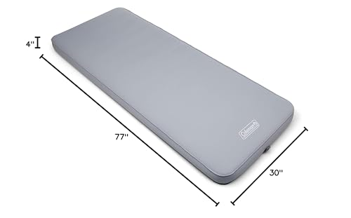 Coleman Self-Inflating Cloudland Sleeping Pad, Extra Thick Insulating Foam, Air Fills in Minutes