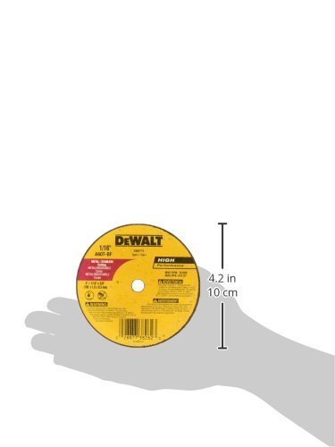 DeWalt A60T DW8719 Wheel, 4-Inch X 1/16-Inch X 3/8-Inch