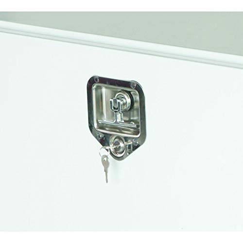 White Steel JOBOX 1-003000 Pan-Door Underbed Truck Box