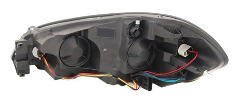 Right TYC Headlight Assembly Compatible with 2006-2013 Chevrolet Impala