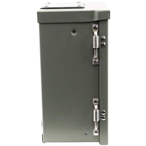 30 Amp Power Outlet Box with Breaker, Grey Connecticut Electric Parallax Power Supply (CESMPSC13-HR)