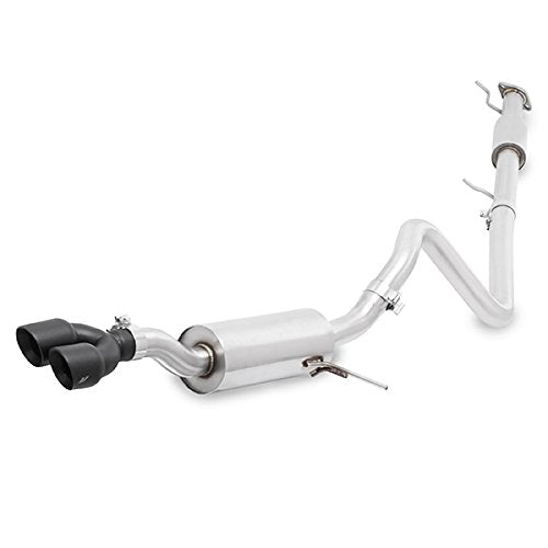 Mishimoto Cat-Back Exhaust MMEXH-FIST-14RBK Resonated Fits Ford Fiesta ST 2014+ Black Tips