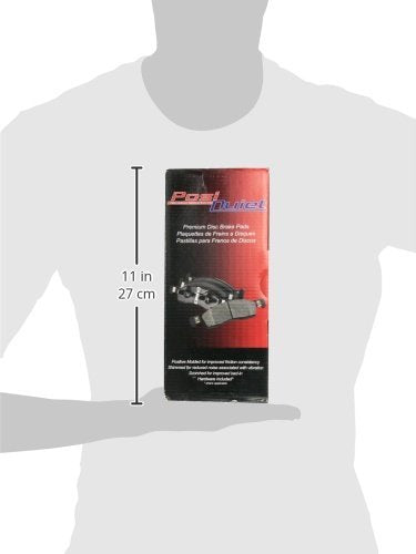 Centric Posi Quiet 105.08040 Premium Ceramic Front Disc Brake Pad Set for Select 1999-2004 Ford Mustang Model Years