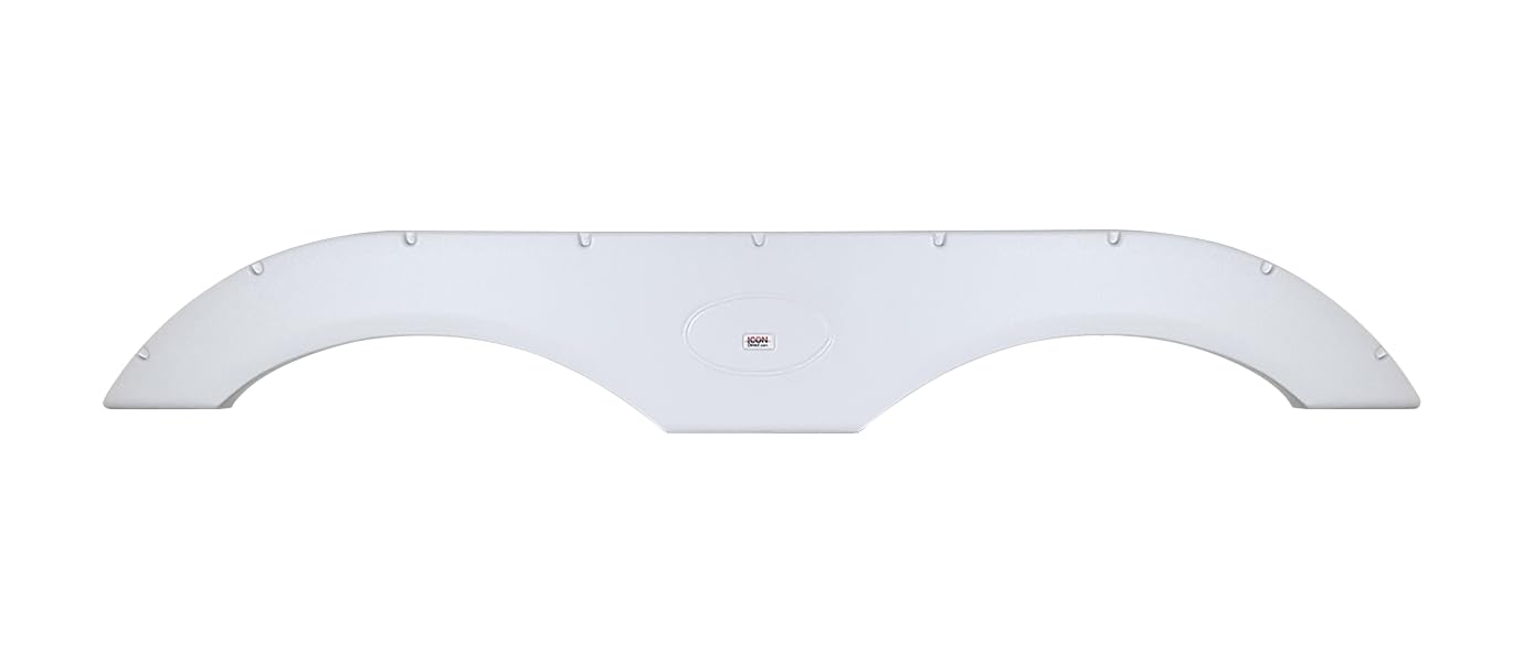 Tandem Axle Fender Skirt ICON 12839 FS1770 for Keystone - Gray Rose