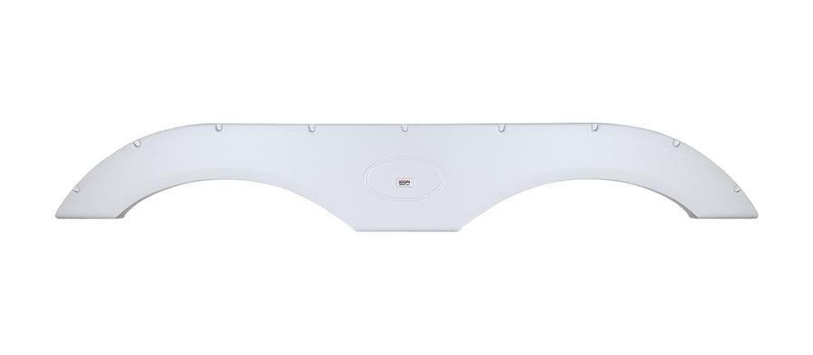 Tandem Axle Fender Skirt ICON 12839 FS1770 for Keystone - Gray Rose