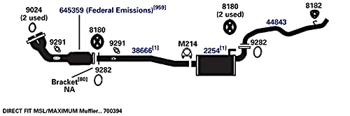 Exhaust Pipe AP Exhaust Products 38666