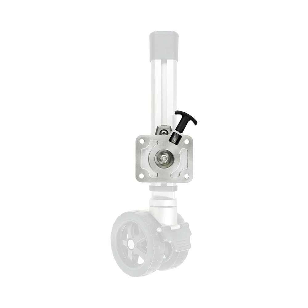 F2 Fulton Marine Trailer Jack, 1,600 lbs. Lift Capacity, Sidewind, Bolt-On Side Mount, 10 Inch Travel