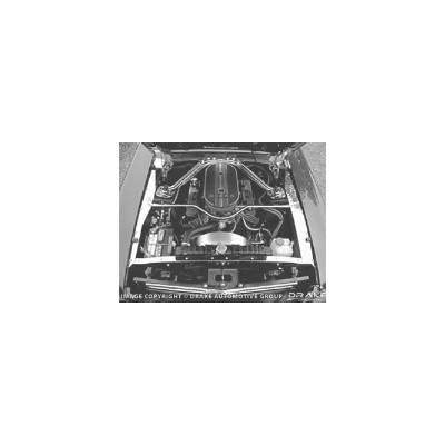 67-68 Underhood Stainless Trim Scott Drake (ACC-UHT-67)