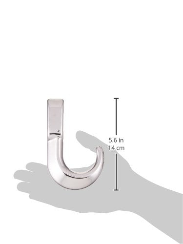 13200 WARN Universal Tow Hook, Chrome: 4 Ton (8,000 lb) Capacity