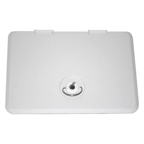 11" X 15" Locking Hatch - White, T & H Marine Supplies, HATL-1115-2-DP