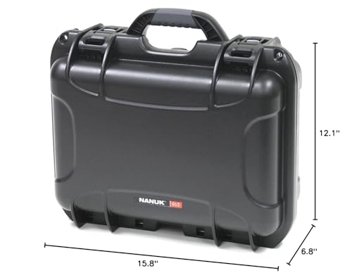 Black Nanuk 915 Waterproof Hard Case (915-0001)