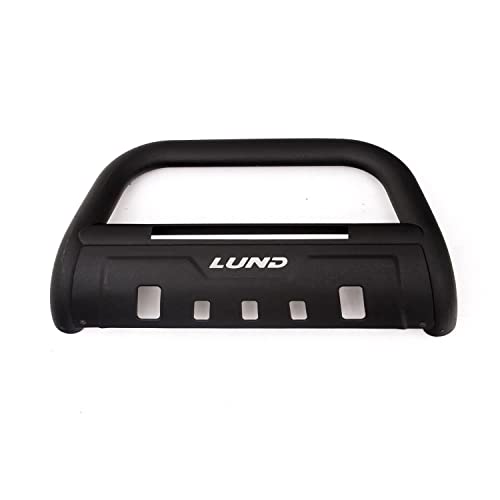 Lund 47121203 RealTruck Black Bull Bar with Integrated 20" LED Light Bar for 2011-2018 Silverado & Sierra 2500 HD, 3500 HD