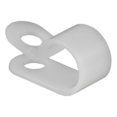3/8-Inch CURT Convoluted Slit Loom Wire Protection Tube Clamps, 25-Pack
