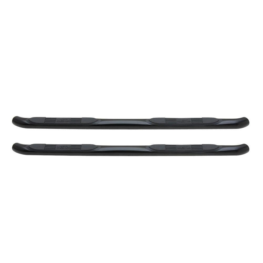 Westin E-Series 23-3715 3 Round Nerf Bars fits 2014-2019 Silverado Sierra 1500 (Rocker Mount) 2015-2019 Silverado Sierra 2500 3500 Double Cab (Exc Diesel) Black Pair