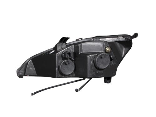 Black Clear AnzoUSA Projector Halo Headlight with LED for Ford Focus - (Sold in Pairs)