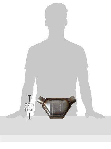 Large MagnaFlow 444084 Stainless Steel CA Legal Universal Fit Catalytic Converter