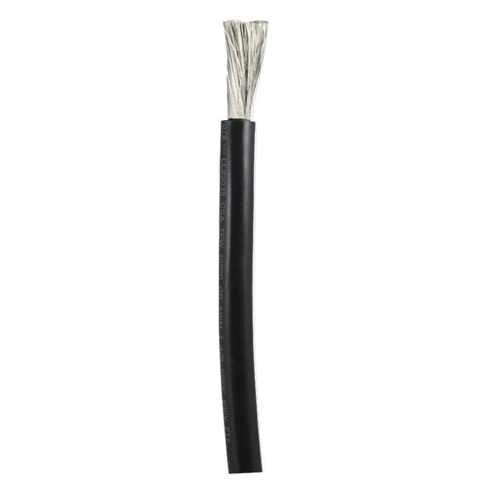 Ancor Black - Ancor 2 AWG Battery Cable - 25'