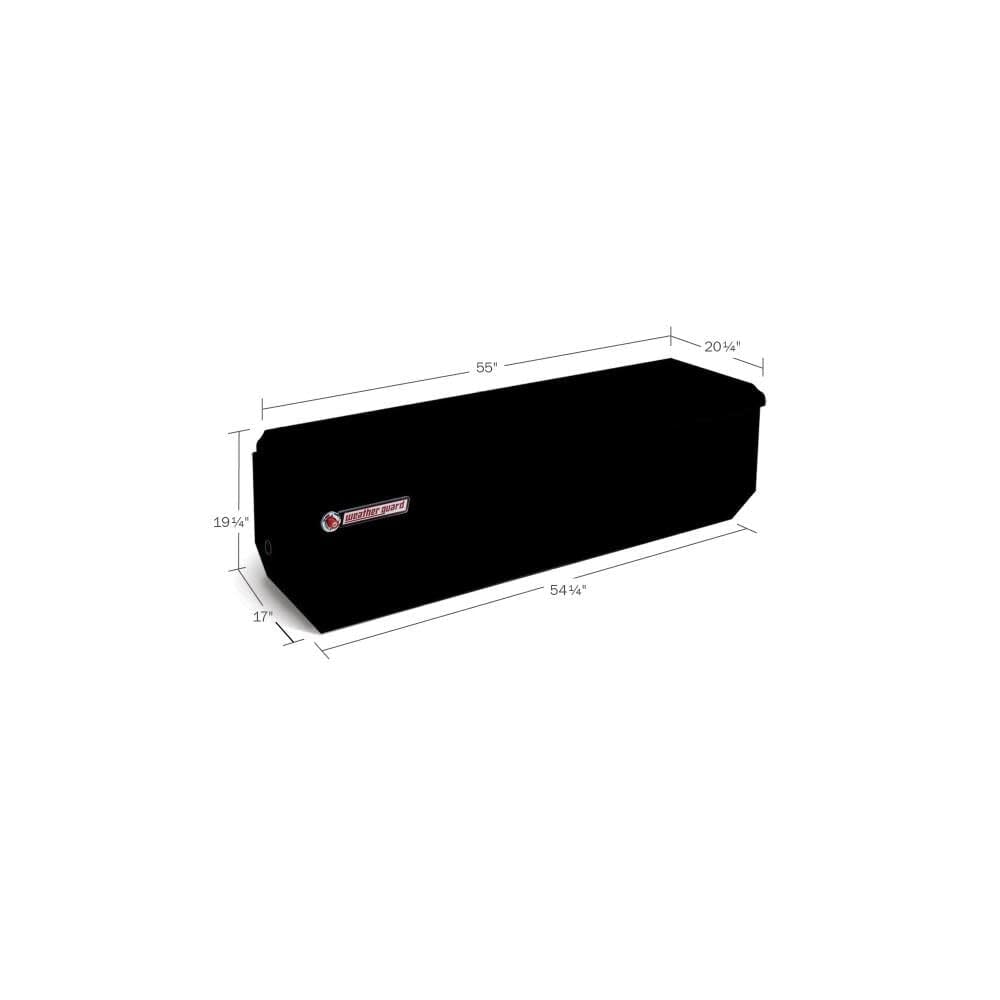 654501 WEATHER GUARD All-Purpose Black Aluminum Chest