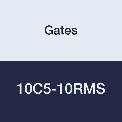 Gates Field Attachable 10C5-10RMS for C5C, C5D and C5M Hose, Male SAE 45 Flare, Steel, 1/2" ID