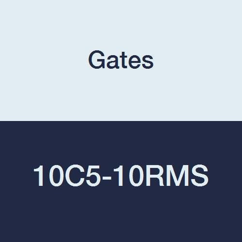 Gates Field Attachable 10C5-10RMS for C5C, C5D and C5M Hose, Male SAE 45 Flare, Steel, 1/2" ID
