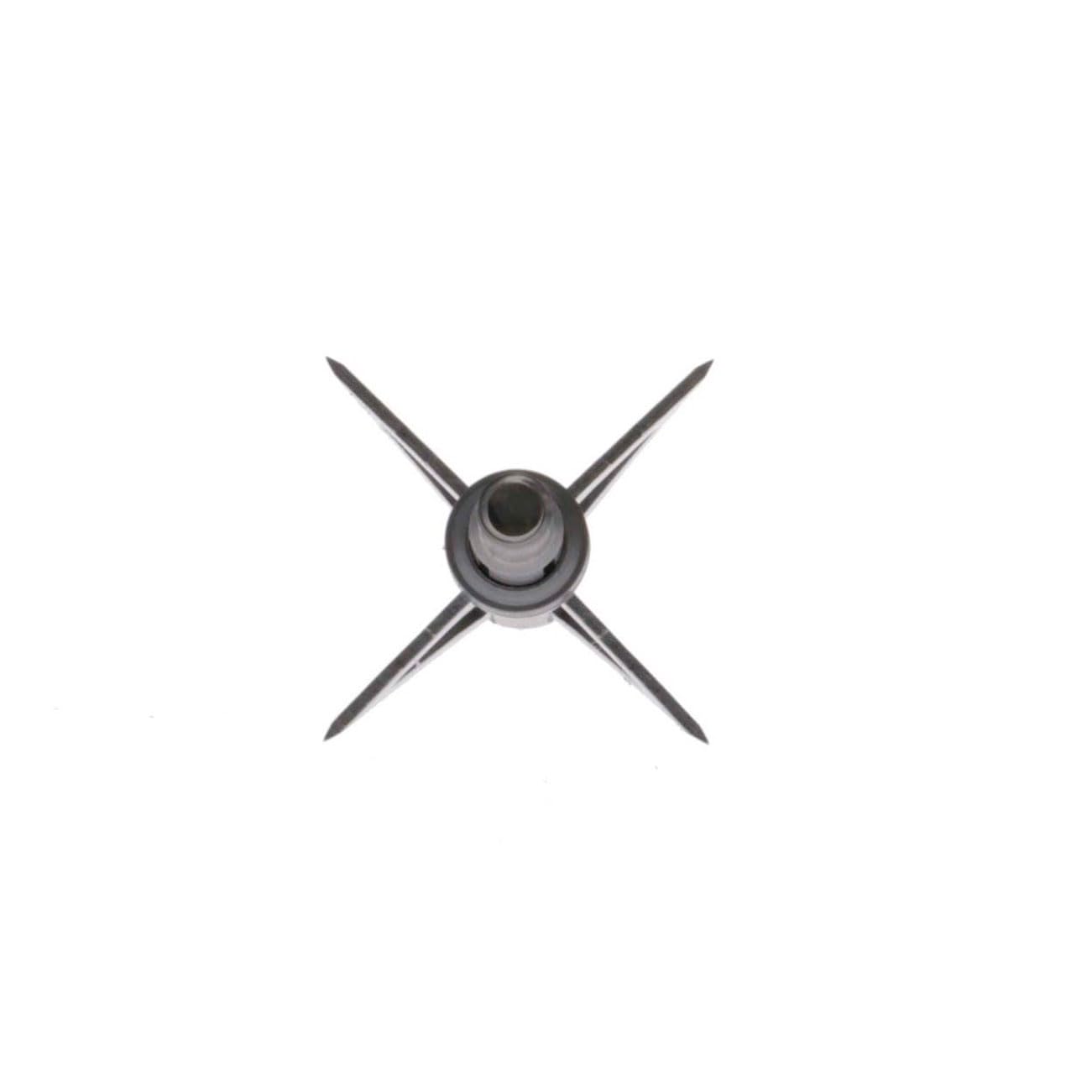 Titanium X TRUGLO QUADCUTTER 4 Blade 100 Grain Sharp Durable Fixed-Blade Archery Bow Hunting Broadhead with Grade 5 Titanium Ferrule & Stainless Steel Blades - Spare Set of Blades Included