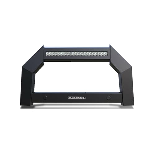 Bull Bar Black Horse Armour No Skid Plate Matte Black Compatible with 2024-2025 Toyota Land Cruiser-AB-TO24