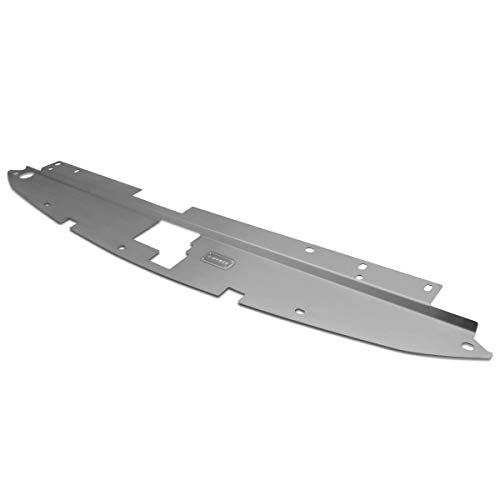 Radiator Support Cover NRG Innovations with Vent, Stainless Steel Engine Bay Air Diversion Panel with Logo Plate, For 05-07 Scion TC, NRG-DVP-3051