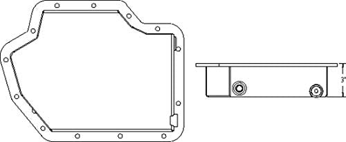 Transmission Pan Moroso for Turbo 400 42020