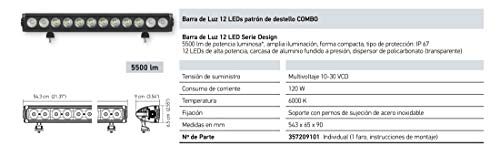 ValueFit HELLA 357209101 21" Design Series Light Bar (12 LED/Combo beam), Multi