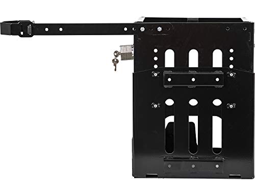 Buyers Products Universal Lockable Backpack Blower Rack For Open & Enclosed Landscape Trailers, Quick Bolt-On Application, Adjustable Height To Fit All Blower Makes & Models, Made In The USA