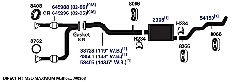 Exhaust Pipe AP Exhaust Products 38728