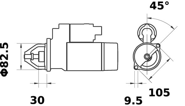 MS221 Mahle Starter