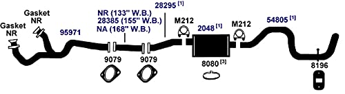 Exhaust Bracket AP Exhaust Products 8080