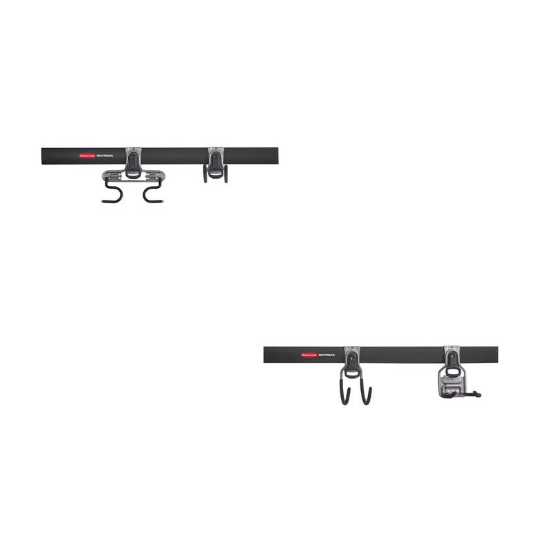 Rubbermaid Garage Storage System FastTrack Tool Hanging Kit, Wall Mount Holder for Garden Lawn Tools/Garage/Home Organization