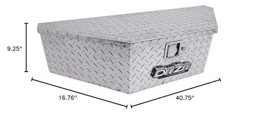 Dee Zee Brite-Tread DZ92716 Triangle Trailer Tool Box 45 Degree