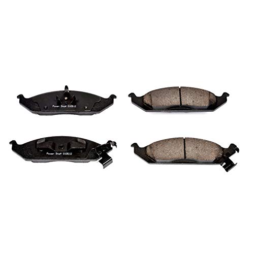 Power Stop Z16 16-650 Evolution Front Ceramic Brake Pads For Chrysler Cirrus 1995-2000 | Chrysler Sebring 1996-2000 | Dodge Stratus 1995-2000 | Plymouth Breeze 1996-2000 [Vehicle Specific]