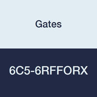Gates Field Attachable 6C5-6RFFORX for C5C, C5D and C5M Hose, Female Flat-Face Swivel, Steel, 5/16" ID
