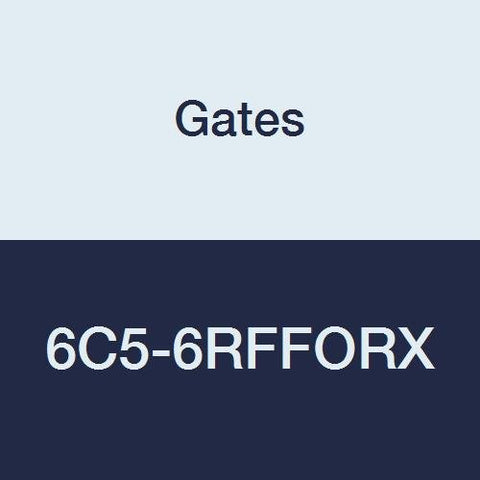 Gates Field Attachable 6C5-6RFFORX for C5C, C5D and C5M Hose, Female Flat-Face Swivel, Steel, 5/16" ID