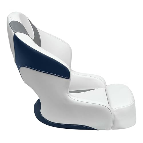 Baja Series Wise 3314-1773 Bucket Seat, Brite White/Grey/Round Midnight Blue