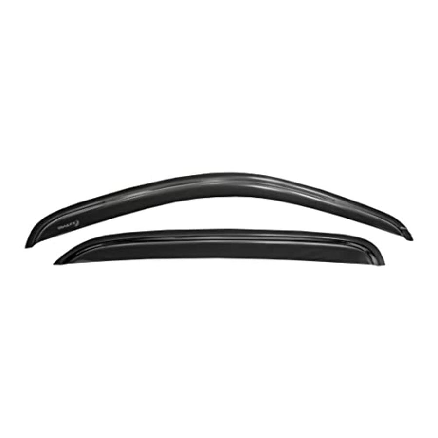 TrailFX Window Vents Rainguard for Chevrolet Silverado 1500 Extended Cab 2008-2013 Smoke Acrylic Low Profile Tape-On Side Deflectors Set of 4 Vents TrailFX 4040H