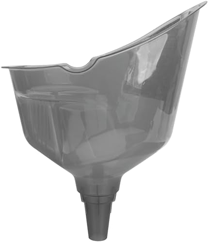 Easy-Fill Funnel Performance Tool W4051 - 1 Gallon, Transparent, Splash-Resistant Guard, Mesh Filter