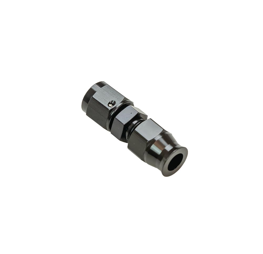Black Moroso Compression Fitting Adapter, #6 Female to 3/8" Tube
