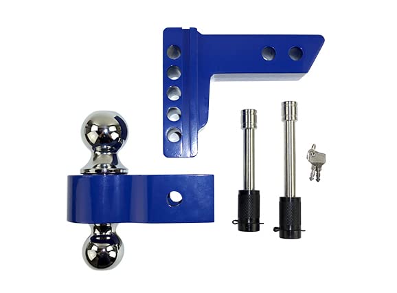 4" Drop Pacbrake 2" Shank Ball Mount - Blue