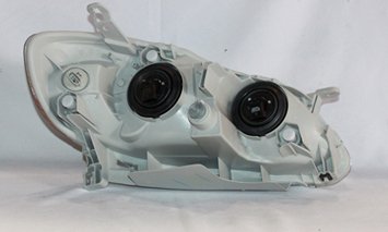 Left TYC Headlight Assembly Compatible with 2005-2008 Toyota Corolla